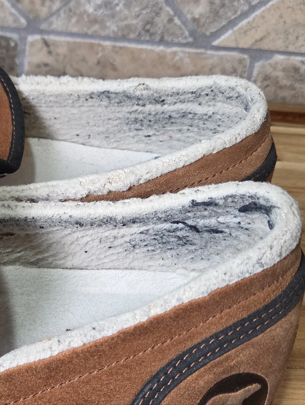 SOREL Dude Moc Suede Fleece Inside House Shoes Moccasin Slippers 9.5 M